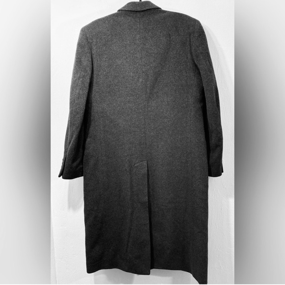 Vtg.Cashmere blend Di Silver woven in Italy heavy gray Winter coat.Size 38 - Picture 3 of 7